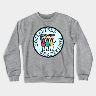 Socialized (Adulting Merit Badge) Crewneck Sweatshirt